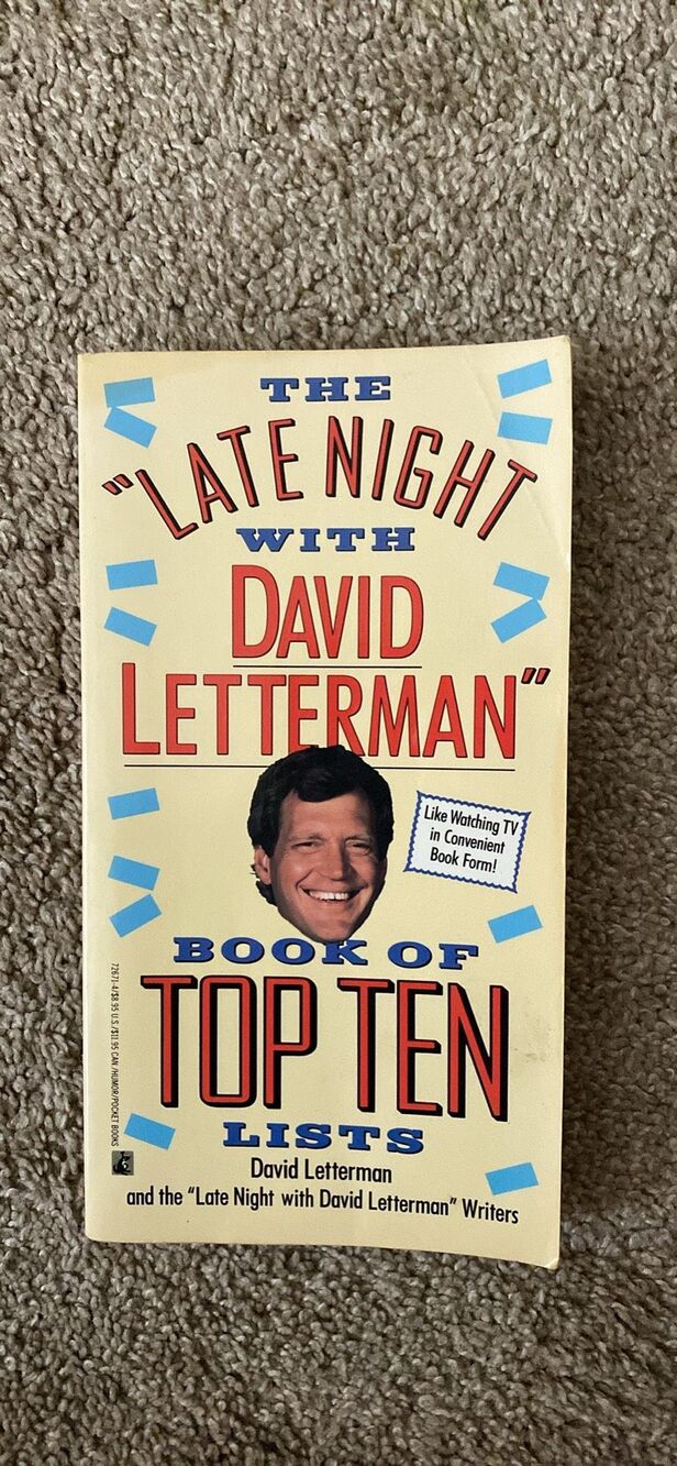 The "Late Night with David Letterman" Book of Top Ten Lists by David Letterman